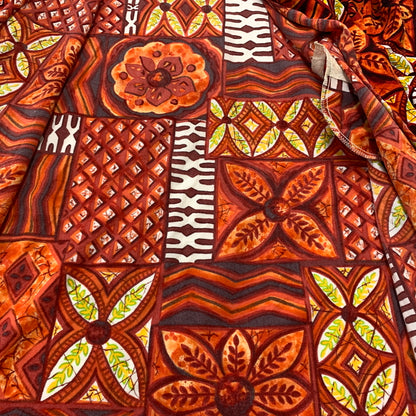 【中古品】【メンズ】 MALIHINI マリヒニ 70's ALOHA SHIRT VINTAGE 21-7 70年代 アロハシャツ 半袖 トップス ボタンダウン ヴィンテージ 145-260626-ko-12-tei サイズ：L カラー：総柄 万代Net店