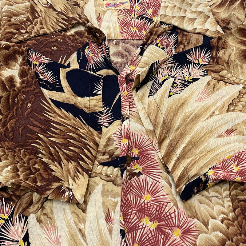 【現状渡し品】【メンズ】 SUNSURF サンサーフ ALOHA SHIRT M32873 アロハシャツ 半袖 トップス 145-260507-ks-17-tei サイズ：L/※内タグ印字消え カラー：総柄 万代Net店