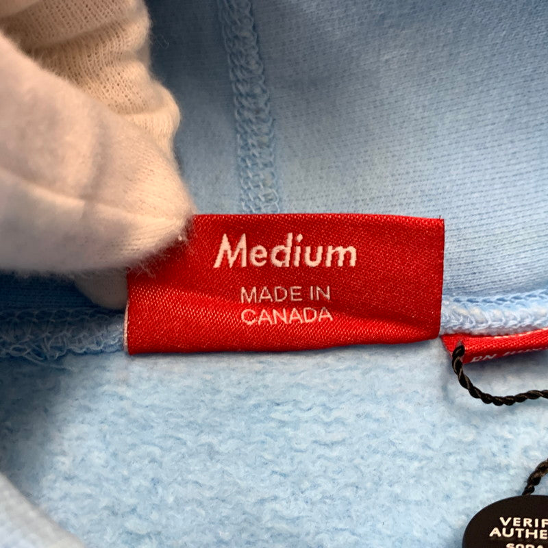 【中古品】【メンズ】 SUPREME シュプリーム 19AW BANDANA BOX LOGO HOODED SWEATSHIRT バンダナ ボックス ロゴ フーデッド スウェット トップス プルオーバーパーカー 149-260504-ko-03-tei サイズ：M カラー：ブルー 万代Net店