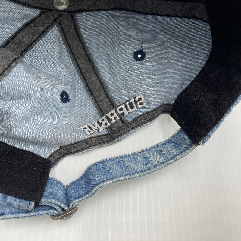 【中古品】【メンズ】 SUPREME シュプリーム 20AW MULTI COLOR LOGO 6-PANEL CAP マルチカラー ロゴ キャップ 帽子 149-260704-yo-03-tei サイズ：FREE カラー：ライトインディゴ 万代Net店