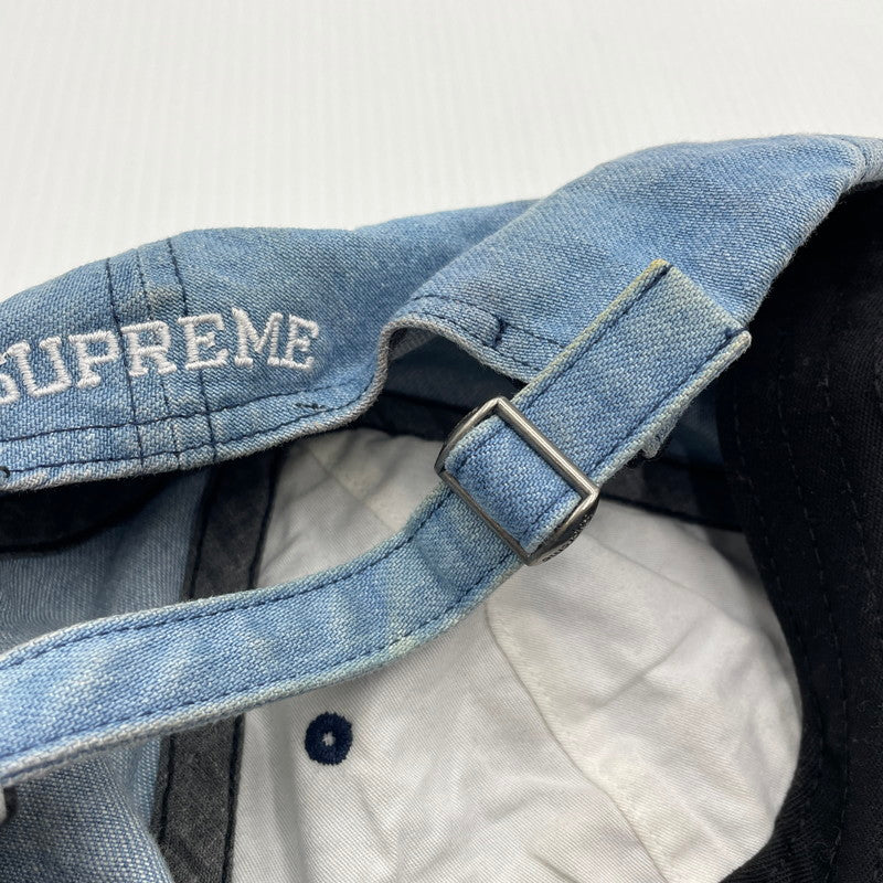 【中古品】【メンズ】 SUPREME シュプリーム 20AW MULTI COLOR LOGO 6-PANEL CAP マルチカラー ロゴ キャップ 帽子 149-260704-yo-03-tei サイズ：FREE カラー：ライトインディゴ 万代Net店