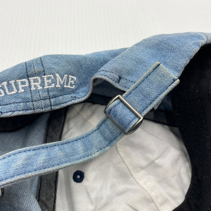 【中古品】【メンズ】 SUPREME シュプリーム 20AW MULTI COLOR LOGO 6-PANEL CAP マルチカラー ロゴ キャップ 帽子 149-260704-yo-03-tei サイズ：FREE カラー：ライトインディゴ 万代Net店
