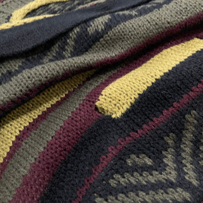 【中古品】【メンズ】 FAT エフエーティー RANDOM YARN KNIT CARDIGAN F32410-KN02 ランダム ヤーン ニット カーディガン 長袖 トップス 142-260507-ks-01-tei サイズ：SKINNY カラー：マルチ 万代Net店