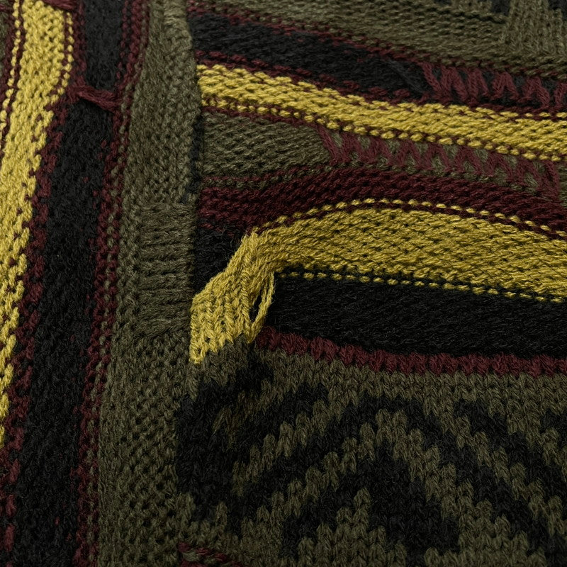 【中古品】【メンズ】 FAT エフエーティー RANDOM YARN KNIT CARDIGAN F32410-KN02 ランダム ヤーン ニット カーディガン 長袖 トップス 142-260507-ks-01-tei サイズ：SKINNY カラー：マルチ 万代Net店
