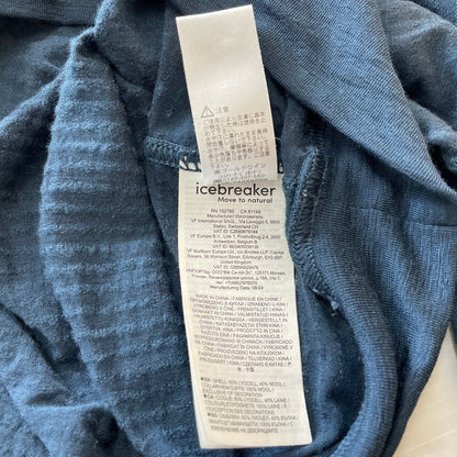 【中古品】【メンズ】 ICE BREAKER アイスブレーカー REAL FLEECE L/S HALF ZIP IBOA578D リアル フリース ロングスリーブ ハーフジップ 長袖 トップス メリノブレンド 200 144-260507-ks-18-tei サイズ：M カラー：アビス 万代Net店