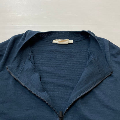 【中古品】【メンズ】 ICE BREAKER アイスブレーカー REAL FLEECE L/S HALF ZIP IBOA578D リアル フリース ロングスリーブ ハーフジップ 長袖 トップス メリノブレンド 200 144-260507-ks-18-tei サイズ：M カラー：アビス 万代Net店