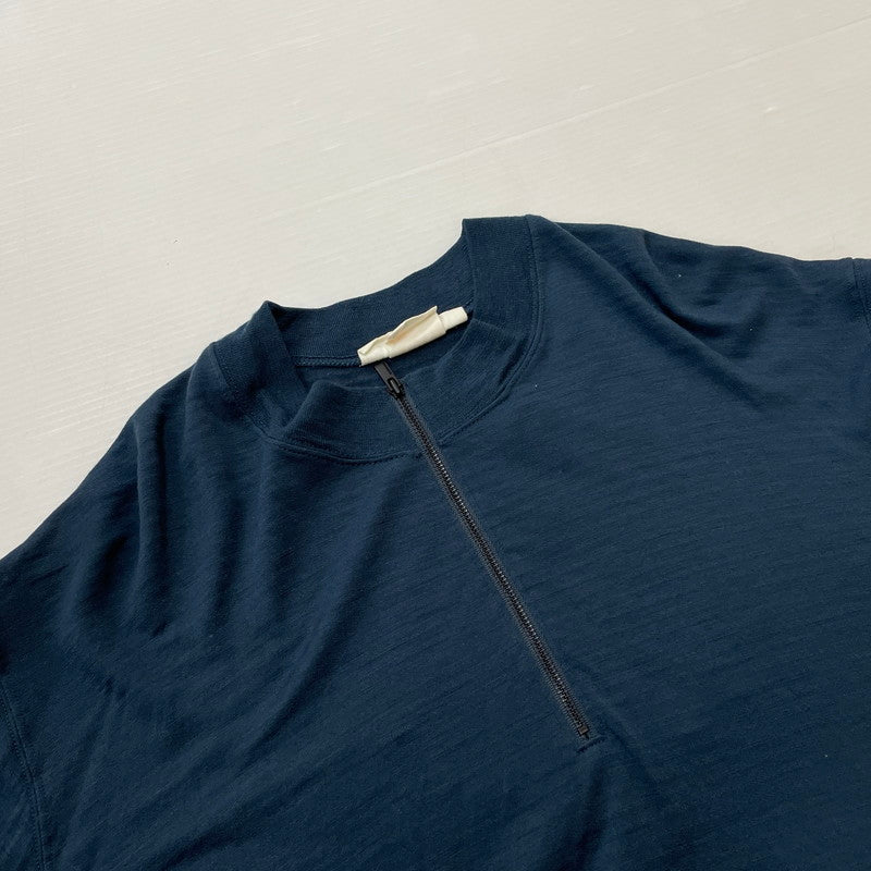 【中古品】【メンズ】 ICE BREAKER アイスブレーカー REAL FLEECE L/S HALF ZIP IBOA578D リアル フリース ロングスリーブ ハーフジップ 長袖 トップス メリノブレンド 200 144-260507-ks-18-tei サイズ：M カラー：アビス 万代Net店
