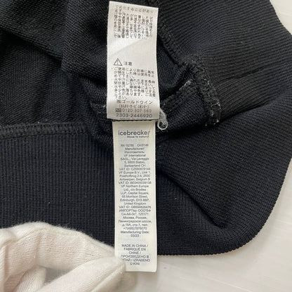【中古品】【メンズ】 ICE BREAKER アイスブレーカー MERINO TERRY L/S SWEATSHIRT IA72360 メリノ テリー ロングスリーブ スウェット シャツ 長袖 トップス 144-260507-ks-19-tei サイズ：M カラー：ブラック 万代Net店