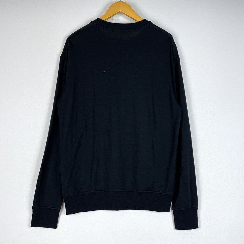 【中古品】【メンズ】 ICE BREAKER アイスブレーカー MERINO TERRY L/S SWEATSHIRT IA72360 メリノ テリー ロングスリーブ スウェット シャツ 長袖 トップス 144-260507-ks-19-tei サイズ：M カラー：ブラック 万代Net店