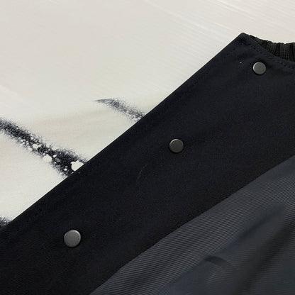 【中古品】【メンズ】 OFF-WHITE オフホワイト 19SS SPRAY PRINT BOMBER JACKET スプレー プリント ボンバー ジャケット アウター 142-260507-ks-02-tei サイズ：S カラー：ブラック 万代Net店