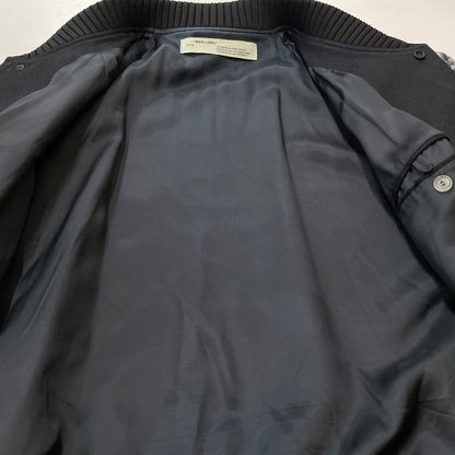 【中古品】【メンズ】 OFF-WHITE オフホワイト 19SS SPRAY PRINT BOMBER JACKET スプレー プリント ボンバー ジャケット アウター 142-260507-ks-02-tei サイズ：S カラー：ブラック 万代Net店