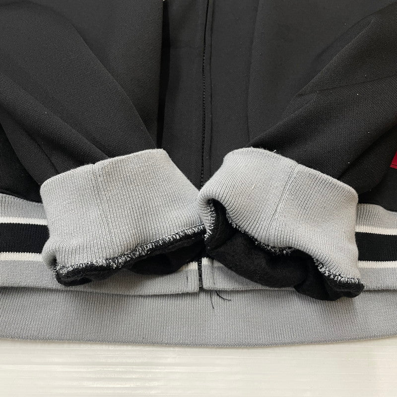 【中古品】【メンズ】 SUPREME シュプリーム 24SS FOOTBALL ZIPUP HOODED SWEATSHIRT フットボール ジップアップ フーデッド スウェットシャツ 長袖 トップス パーカー 149-260506-yo-03-fuzh サイズ：XL カラー：ブラック 万代Net店