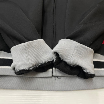 【中古品】【メンズ】 SUPREME シュプリーム 24SS FOOTBALL ZIPUP HOODED SWEATSHIRT フットボール ジップアップ フーデッド スウェットシャツ 長袖 トップス パーカー 149-260506-yo-03-fuzh サイズ：XL カラー：ブラック 万代Net店