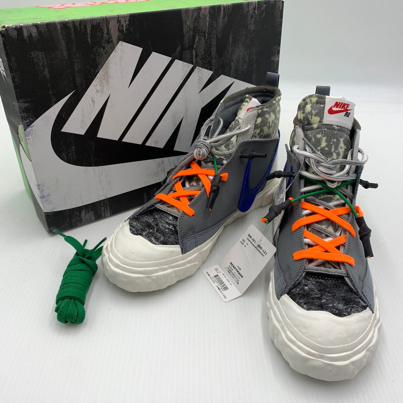 【中古品】【メンズ】 NIKE ナイキ × READYMADE レディメイド BLAZER MID LIMITED COLOUR MODEL CZ3589-002 ブレーザー ミッド スニーカー 靴 シューズ 160-260711-ko-13-tei サイズ：26.5cm カラー：グレー 万代Net店
