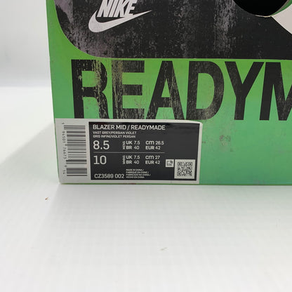 【中古品】【メンズ】 NIKE ナイキ × READYMADE レディメイド BLAZER MID LIMITED COLOUR MODEL CZ3589-002 ブレーザー ミッド スニーカー 靴 シューズ 160-260711-ko-13-tei サイズ：26.5cm カラー：グレー 万代Net店