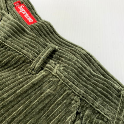 【中古品】【メンズ】 SUPREME シュプリーム WIDE WALE CORDUROY CARGO PANT ワイド ウェイル コーデュロイ カーゴパンツ ボトムス 149-260507-ko-22-tei サイズ：38 カラー：カーキ 万代Net店