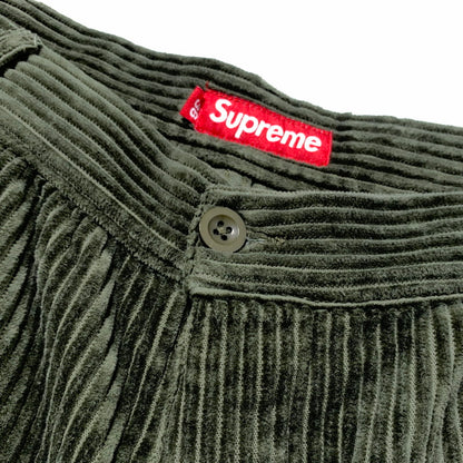 【中古品】【メンズ】 SUPREME シュプリーム WIDE WALE CORDUROY CARGO PANT ワイド ウェイル コーデュロイ カーゴパンツ ボトムス 149-260507-ko-22-tei サイズ：38 カラー：カーキ 万代Net店