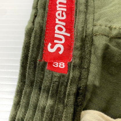 【中古品】【メンズ】 SUPREME シュプリーム WIDE WALE CORDUROY CARGO PANT ワイド ウェイル コーデュロイ カーゴパンツ ボトムス 149-260507-ko-22-tei サイズ：38 カラー：カーキ 万代Net店