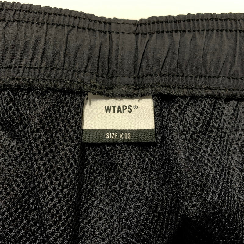 【中古品】【メンズ】 WTAPS ダブルタップス TROUSERS NYLON. TUSSAH PERTEX SIGN 241CWDT-PTM01 トラウザー ナイロン パンツ ボトムス イージーパンツ 142-260507-ko-14-fuzh サイズ：3 カラー：ブラック 万代Net店