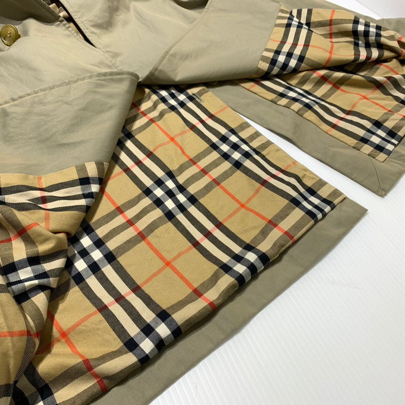 【中古品】【メンズ】 BURBERRYS バーバリーズ SOUTIEN COLLAR COAT ステンカラー コート アウター 141-260507-ko-11-tei サイズ：不明 カラー：ベージュ 万代Net店