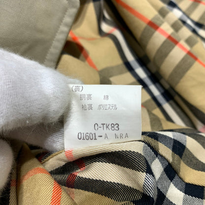 【中古品】【メンズ】 BURBERRYS バーバリーズ SOUTIEN COLLAR COAT ステンカラー コート アウター 141-260507-ko-11-tei サイズ：不明 カラー：ベージュ 万代Net店
