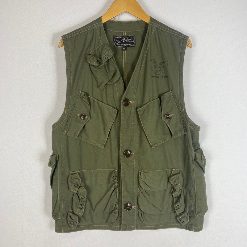 【中古品】【メンズ】 Buzz Rickson's バズリクソンズ C-1 BEST BR14579 C-1 ベスト ライトアウター シビリアンモデル 145-260508-ks-01-tei サイズ：40 カラー：カーキ 万代Net店