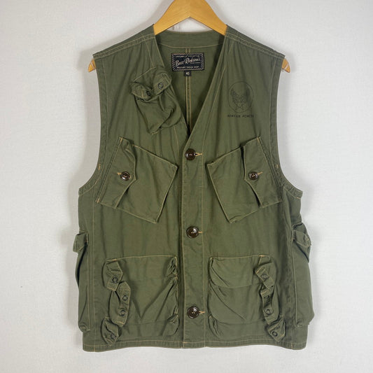 【中古品】【メンズ】 Buzz Rickson's バズリクソンズ C-1 BEST BR14579 C-1 ベスト ライトアウター シビリアンモデル 145-260508-ks-01-tei サイズ：40 カラー：カーキ 万代Net店