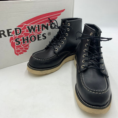 【中古品】【メンズ】 RED WING レッドウィング IRISH SETTER 8130 アイリッシュセッター ワークブーツ 靴 164-260603-ko-03-tei サイズ：USA 6 1/2 カラー：ブラック 万代Net店