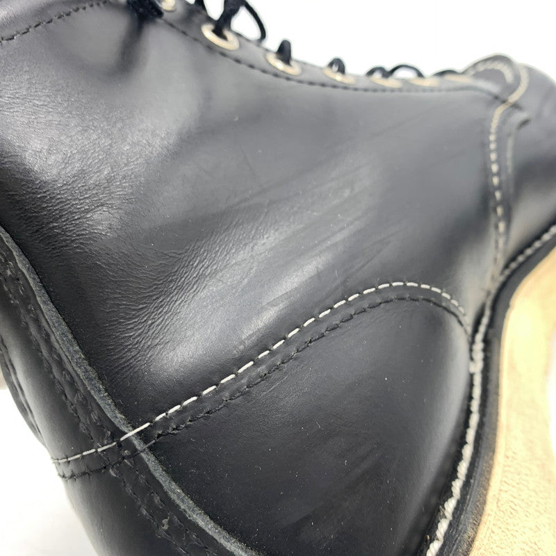 【中古品】【メンズ】 RED WING レッドウィング IRISH SETTER 8130 アイリッシュセッター ワークブーツ 靴 164-260603-ko-03-tei サイズ：USA 6 1/2 カラー：ブラック 万代Net店