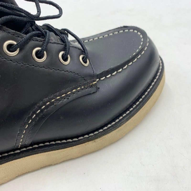 【中古品】【メンズ】 RED WING レッドウィング IRISH SETTER 8130 アイリッシュセッター ワークブーツ 靴 164-260603-ko-03-tei サイズ：USA 6 1/2 カラー：ブラック 万代Net店