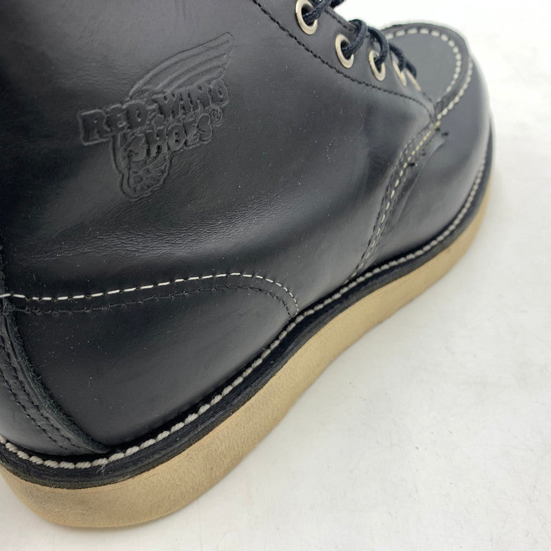 【中古品】【メンズ】 RED WING レッドウィング IRISH SETTER 8130 アイリッシュセッター ワークブーツ 靴 164-260603-ko-03-tei サイズ：USA 6 1/2 カラー：ブラック 万代Net店