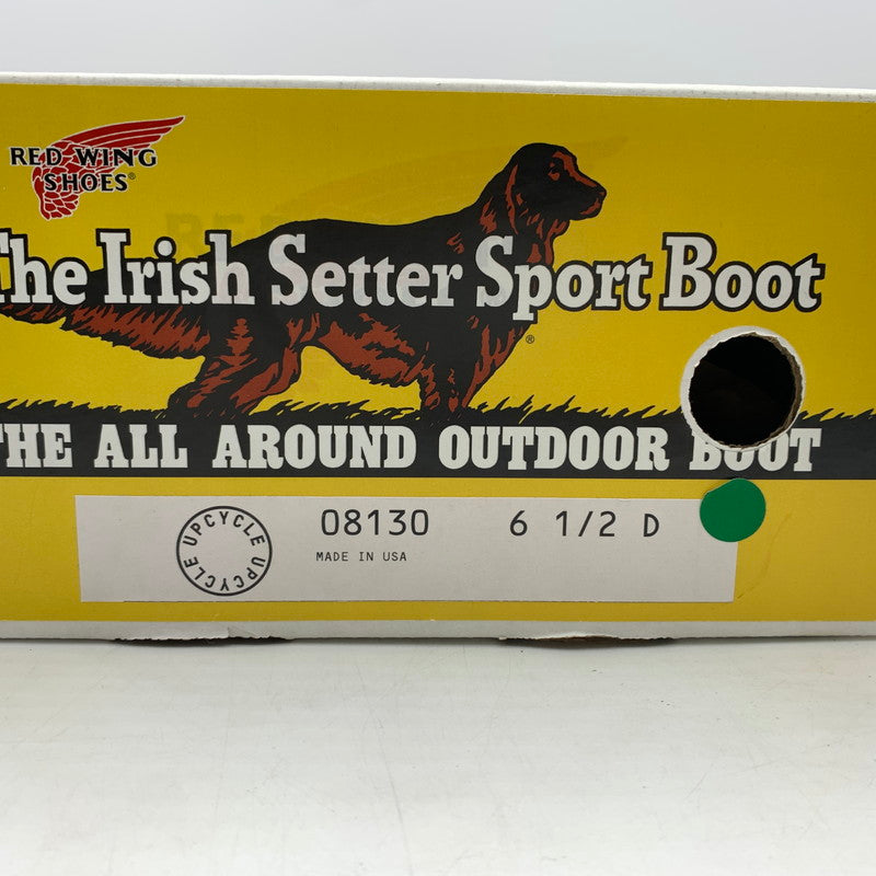 【中古品】【メンズ】 RED WING レッドウィング IRISH SETTER 8130 アイリッシュセッター ワークブーツ 靴 164-260603-ko-03-tei サイズ：USA 6 1/2 カラー：ブラック 万代Net店