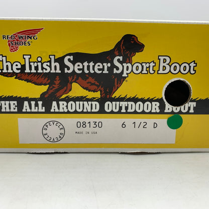 【中古品】【メンズ】 RED WING レッドウィング IRISH SETTER 8130 アイリッシュセッター ワークブーツ 靴 164-260603-ko-03-tei サイズ：USA 6 1/2 カラー：ブラック 万代Net店