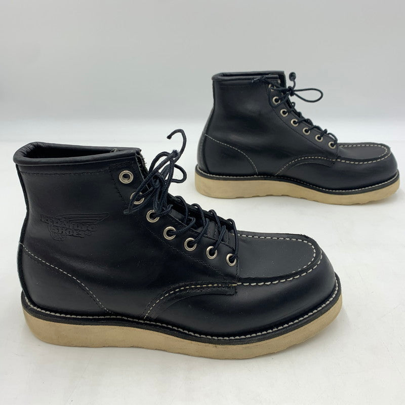 【中古品】【メンズ】 RED WING レッドウィング IRISH SETTER 8130 アイリッシュセッター ワークブーツ 靴 164-260603-ko-03-tei サイズ：USA 6 1/2 カラー：ブラック 万代Net店