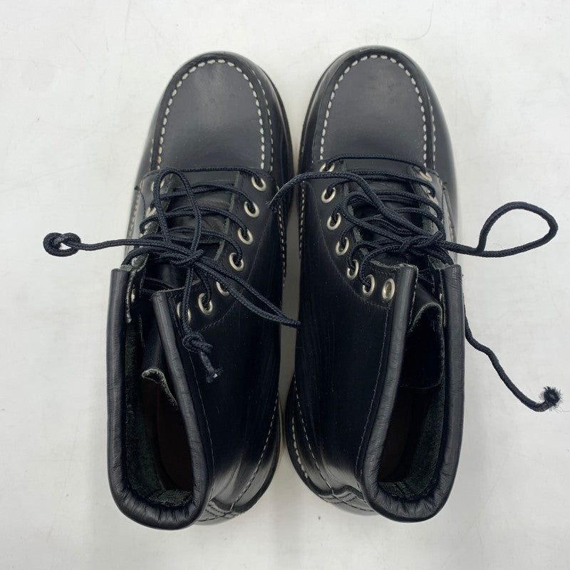 【中古品】【メンズ】 RED WING レッドウィング IRISH SETTER 8130 アイリッシュセッター ワークブーツ 靴 164-260603-ko-03-tei サイズ：USA 6 1/2 カラー：ブラック 万代Net店