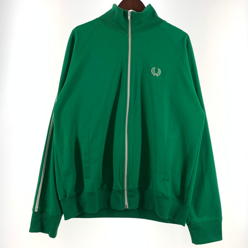 【中古品】【メンズ】 FRED PERRY フレッドペリー 70's TRACK JACKET VINTAGE J6327 70年代 トラックジャケット ライトアウター ヴィンテージ 141-260615-yo-11-tei サイズ：L カラー：グリーン 万代Net店