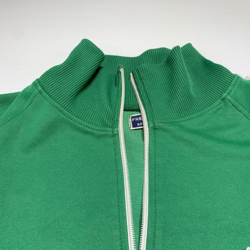 【中古品】【メンズ】 FRED PERRY フレッドペリー 70's TRACK JACKET VINTAGE J6327 70年代 トラックジャケット ライトアウター ヴィンテージ 141-260615-yo-11-tei サイズ：L カラー：グリーン 万代Net店