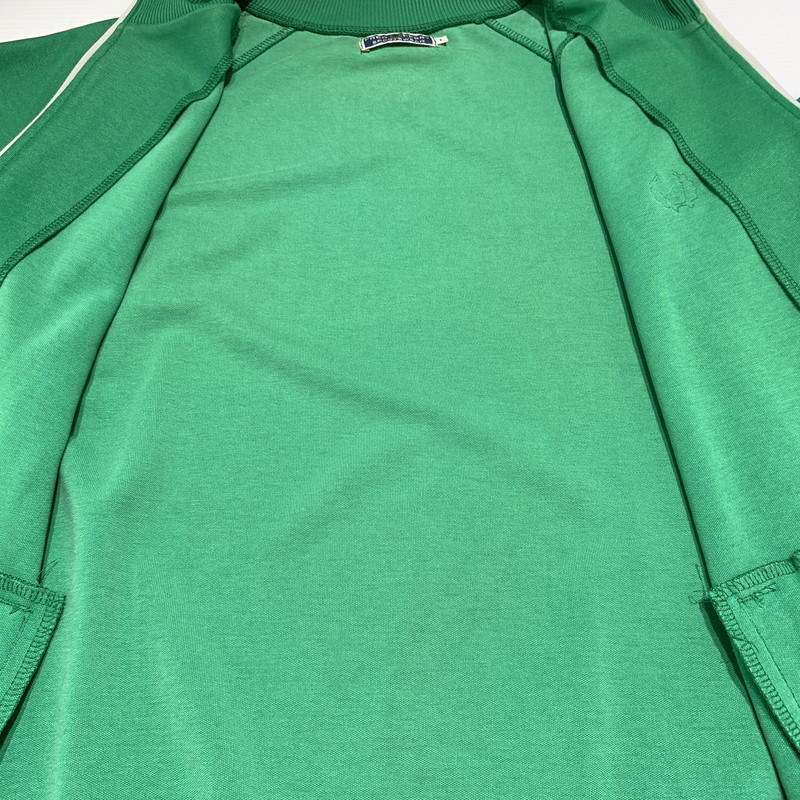 【中古品】【メンズ】 FRED PERRY フレッドペリー 70's TRACK JACKET VINTAGE J6327 70年代 トラックジャケット ライトアウター ヴィンテージ 141-260615-yo-11-tei サイズ：L カラー：グリーン 万代Net店