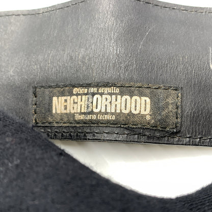 【現状渡し品】【メンズ】 NEIBORHOOD ネイバーフッド LEATHER BANGLE レザー バングル アクセサリー スタッズ 192-260724-ko-09-tei カラー：ブラック 万代Net店