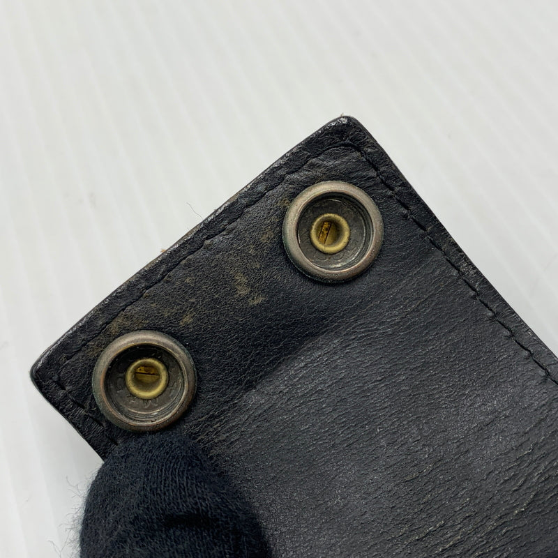 【現状渡し品】【メンズ】 NEIBORHOOD ネイバーフッド LEATHER BANGLE レザー バングル アクセサリー スタッズ 192-260724-ko-09-tei カラー：ブラック 万代Net店