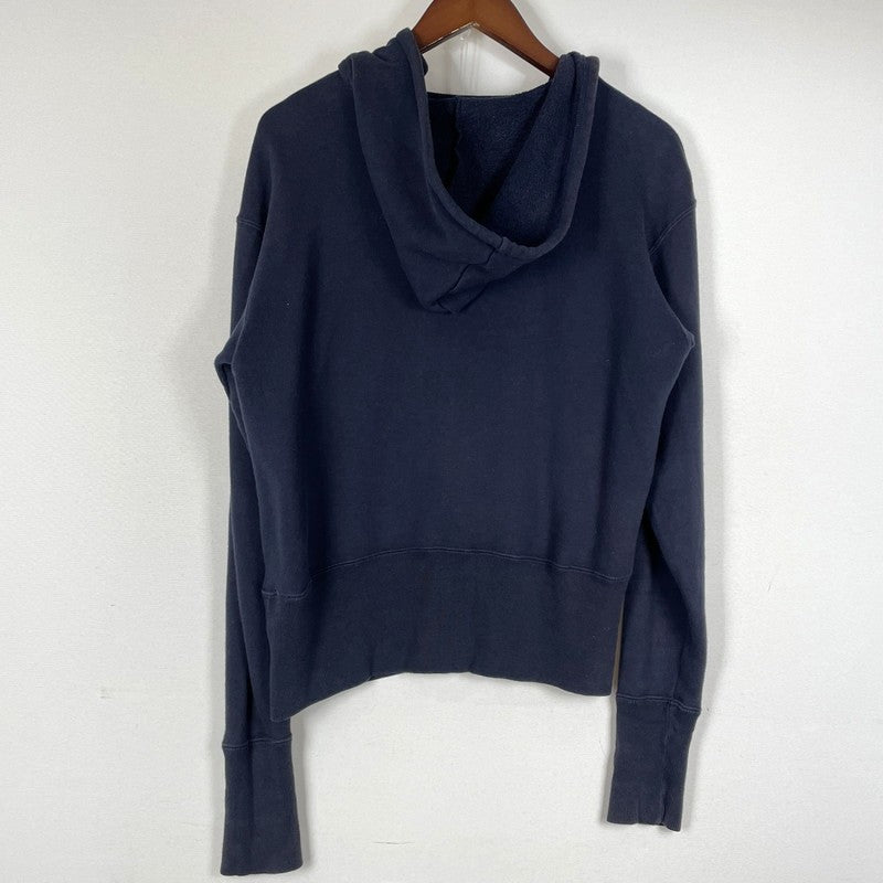 【現状渡し品】【メンズ】 CHAMPION チャンピオン 後付けパーカー ランタグ復刻 145-260720-sa-16-tei サイズ：L カラー：ネイビー 万代Net店