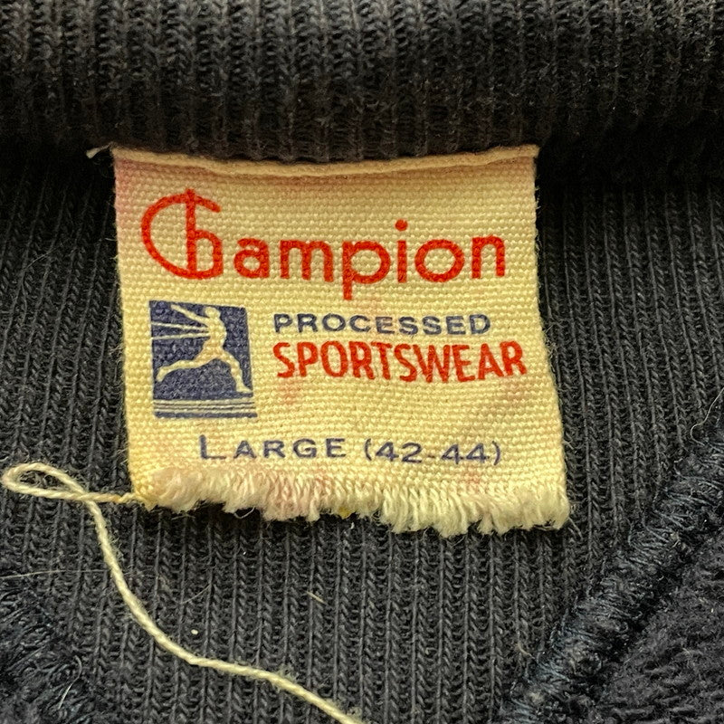 【現状渡し品】【メンズ】 CHAMPION チャンピオン 後付けパーカー ランタグ復刻 145-260720-sa-16-tei サイズ：L カラー：ネイビー 万代Net店