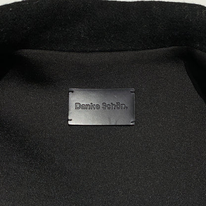 【中古品】【メンズ】 DANKE SCHON ダンケシェーン WOOL VEST 6016143035 ウールベスト ライトアウター フルジップ 142-260720-ko-16-tei サイズ：S カラー：ブラック 万代Net店