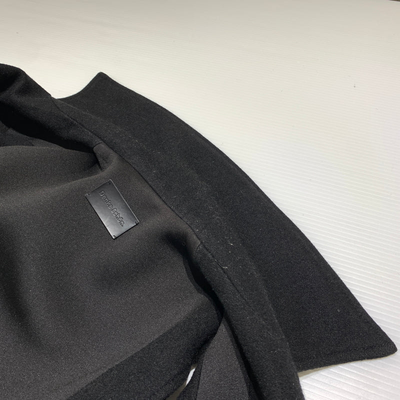 【中古品】【メンズ】 DANKE SCHON ダンケシェーン WOOL VEST 6016143035 ウールベスト ライトアウター フルジップ 142-260720-ko-16-tei サイズ：S カラー：ブラック 万代Net店