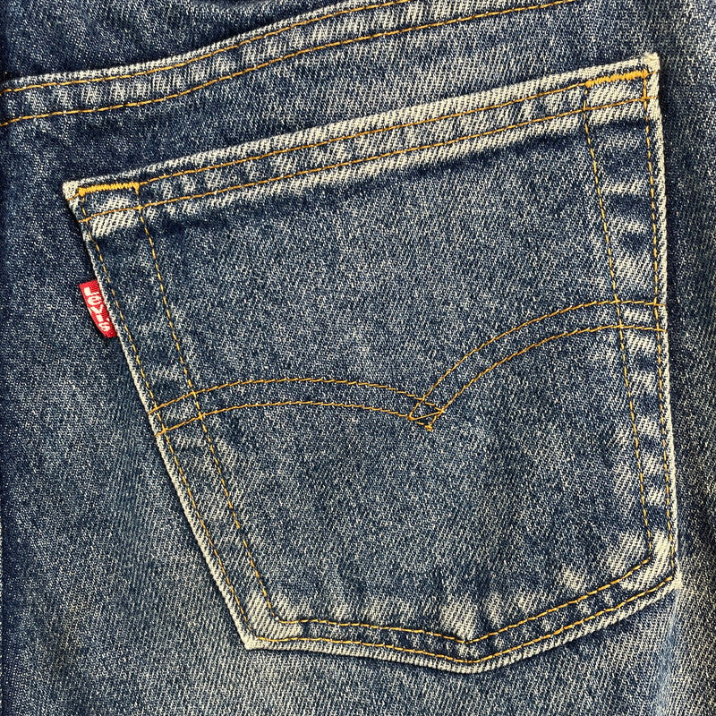 【中古品】【メンズ】 LEVI'S リーバイス 505-0217 / 505 デニムパンツ ジーンズ（ボタン裏525）ヴィンテージ 156-260818-nm-91-tei サイズ：28×36 万代Net店