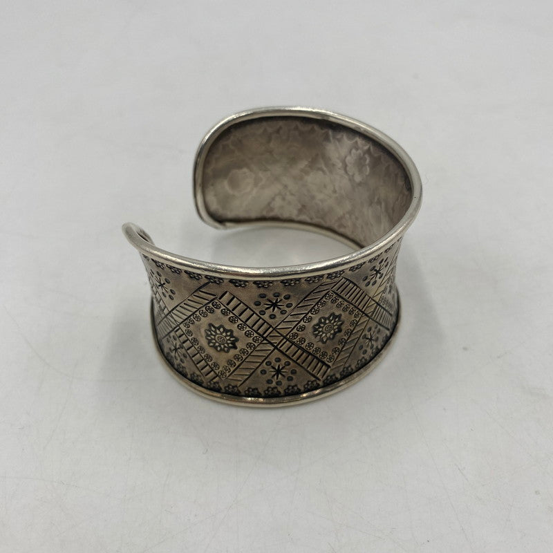 【中古品】【メンズ】 HILL TRIBE 山岳民族 SILVER BANGLE シルバーバングル アクセサリー 服飾雑貨 191-260511-ks-07-tei カラー：シルバー 万代Net店