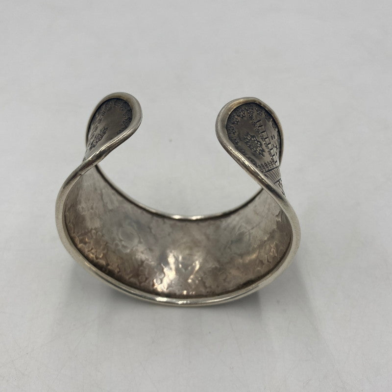 【中古品】【メンズ】 HILL TRIBE 山岳民族 SILVER BANGLE シルバーバングル アクセサリー 服飾雑貨 191-260511-ks-07-tei カラー：シルバー 万代Net店