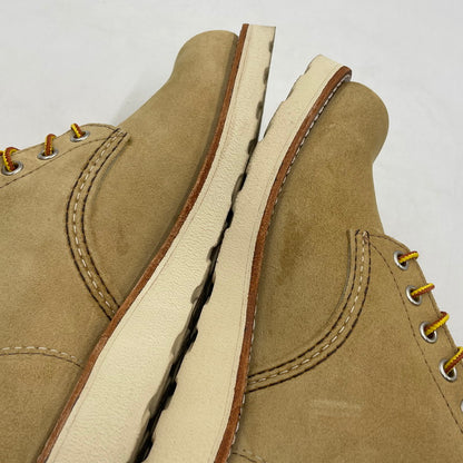 【中古品】【メンズ】 RED WING レッドウィング 6-INCH CLASSIC ROUND TOE BOOTS 8167 6インチ クラシック ラウンドトゥ ブーツ 靴 シューズ 164-260604-yo-02-tei サイズ：25.5cm カラー：ベージュ 万代Net店
