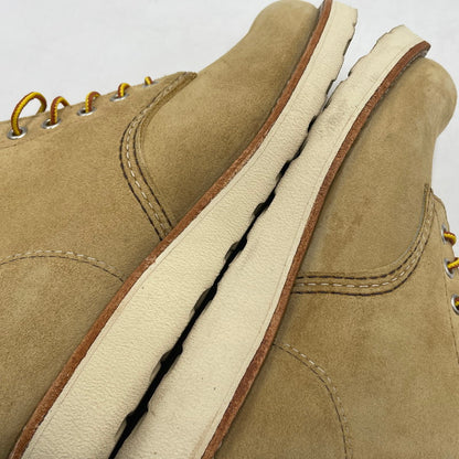 【中古品】【メンズ】 RED WING レッドウィング 6-INCH CLASSIC ROUND TOE BOOTS 8167 6インチ クラシック ラウンドトゥ ブーツ 靴 シューズ 164-260604-yo-02-tei サイズ：25.5cm カラー：ベージュ 万代Net店