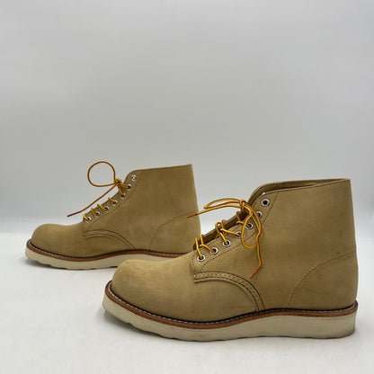 【中古品】【メンズ】 RED WING レッドウィング 6-INCH CLASSIC ROUND TOE BOOTS 8167 6インチ クラシック ラウンドトゥ ブーツ 靴 シューズ 164-260604-yo-02-tei サイズ：25.5cm カラー：ベージュ 万代Net店